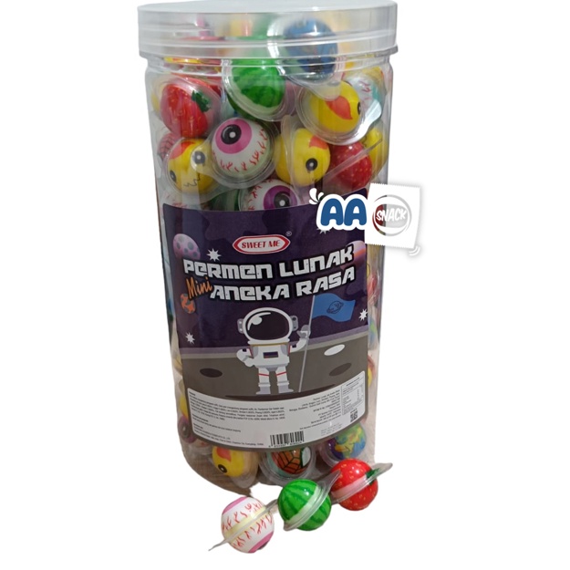 

Pesan aja SWEET ME PERMEN LUNAK MINI MIX TOPLES ISI 12
