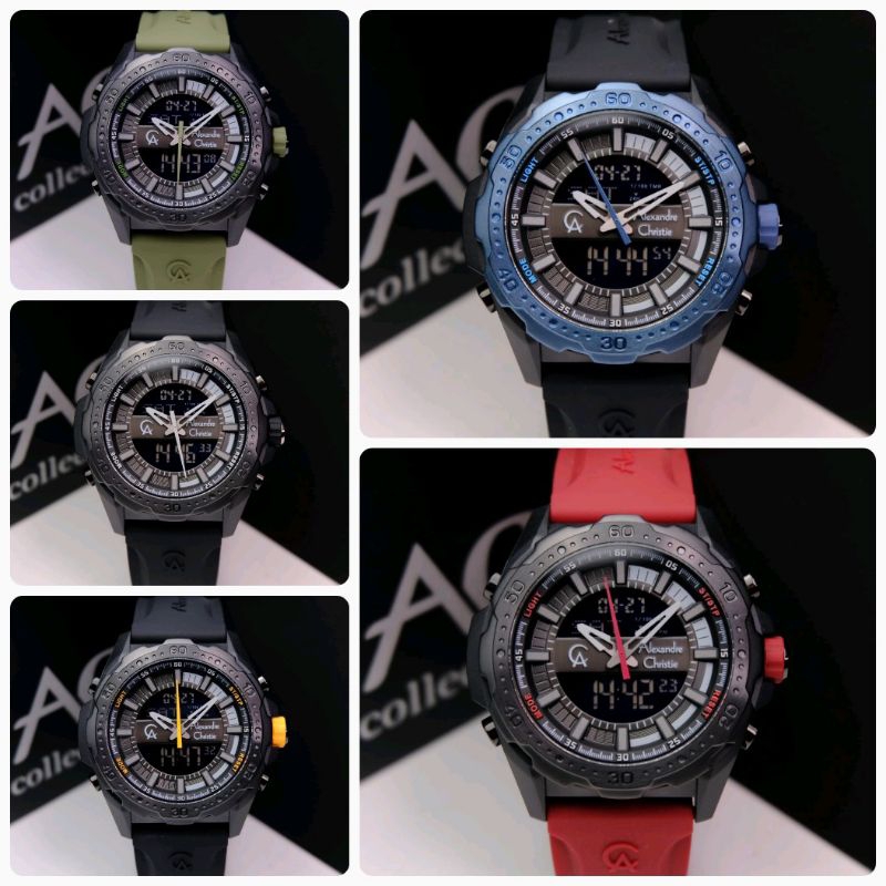 ALEXANDRE CHRISTIE AC9370 / AC 9370 / AC 9367 / AC 9373 / AC 9364 / ac 9377 JAM TANGAN COWOK DIGITAL