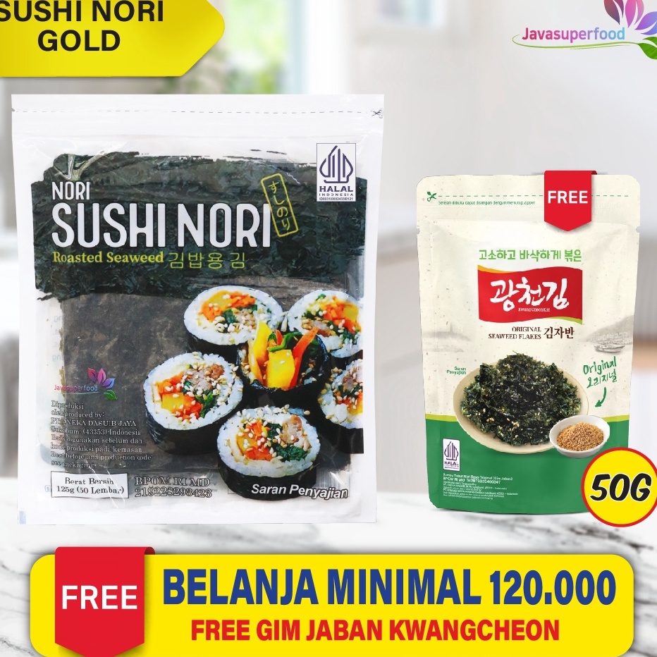 

More Info Here Sushi Nori HALAL Seaweed Rumput Laut Sushi Untuk Kimbab Gimbab