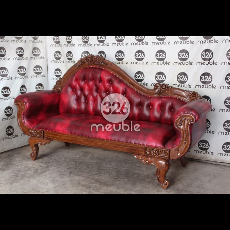 Sofa Louis Anggur Jati Mebel Jepara - Sofa Jati - Sofa Elegance - Sofa Klasik