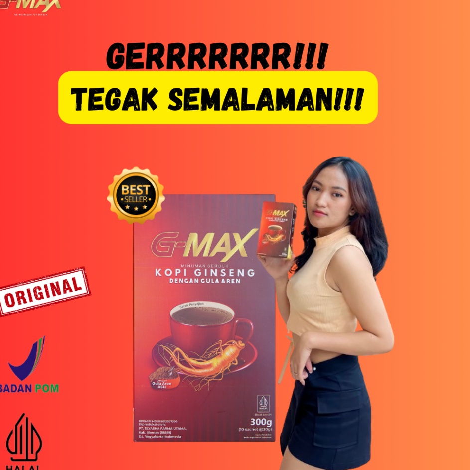 

Cepaat Kopi G Max Penambah Stamina Kopi Ginseng Tersertifikasi BPOM