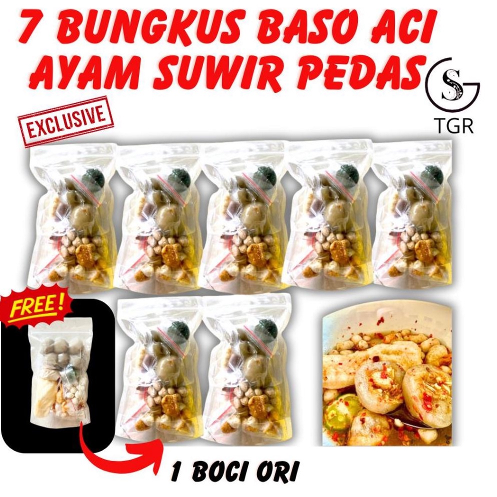 

Diskon Heboh FLASH SALE SHOPEE LIVE PAKET 7 AYAM SUWIR PEDAS DAPAT 1 BASO ACI ORI HOTPOT INSTAN FOOD KALDU PEDAS