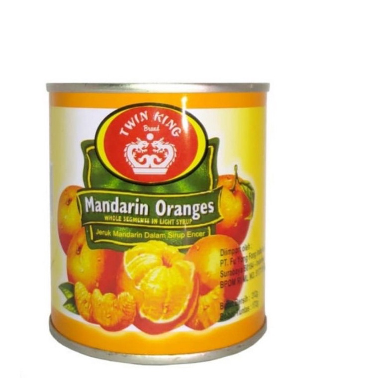 

Ekstra benefit MANDARIN ORANGE JERUK KALENG TWIN KING 312gr