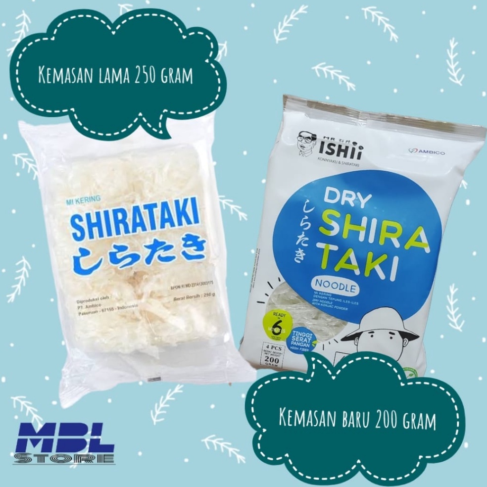 

Sikat Sekarang Dry Shirataki Mie Kering Shirataki isi 1pcs 25g