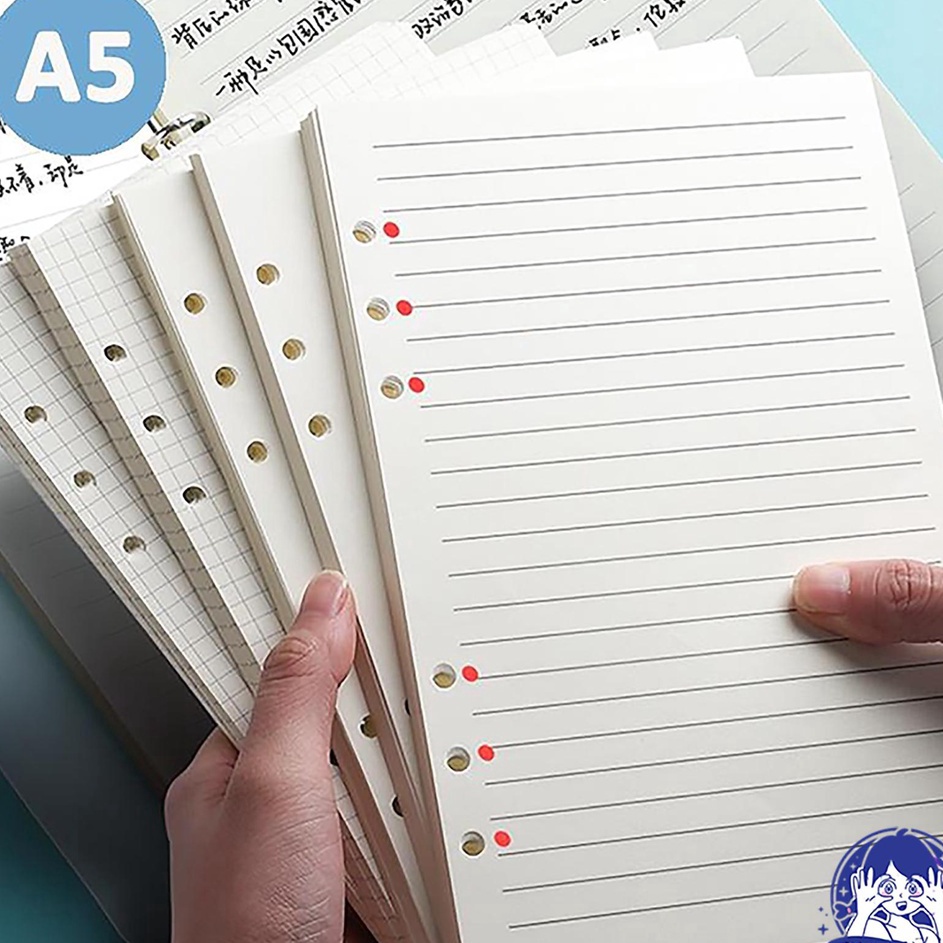 

Super Style Isi Binder A5B5 Polos Bergaris Refill Binder Kertas Binder 6 RING Stazionario