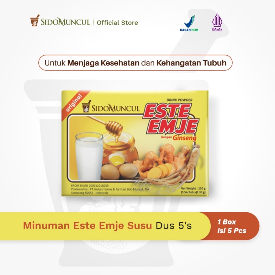 

Harga Promo Sido Muncul Minuman Este Emje Susu 5s Menghangatkan Tubuh