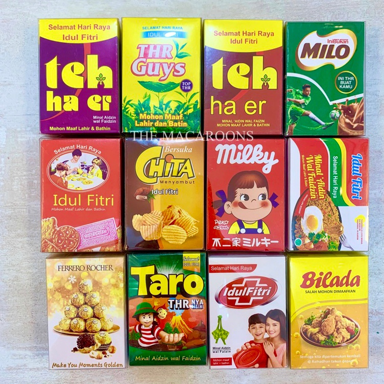 

Super Shipping Amplop tema Snack Lebaran Idul Fitri isi 5 lembar Angpao THR Multifungsi