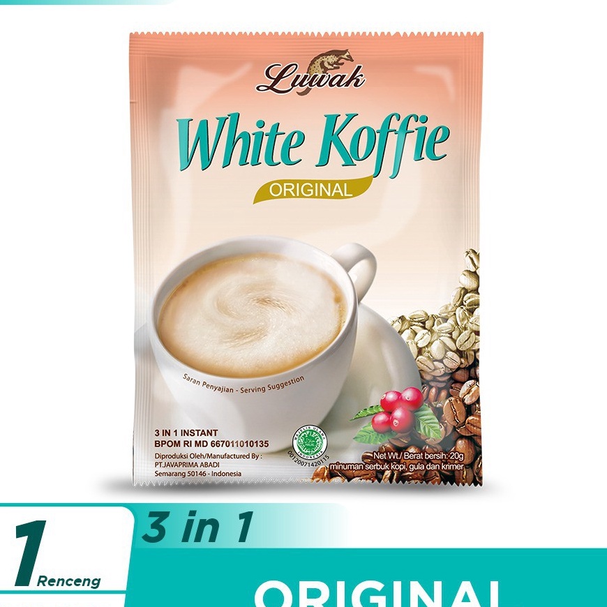 

COD Kopi Luwak White Koffie Original 1x2gr Renceng