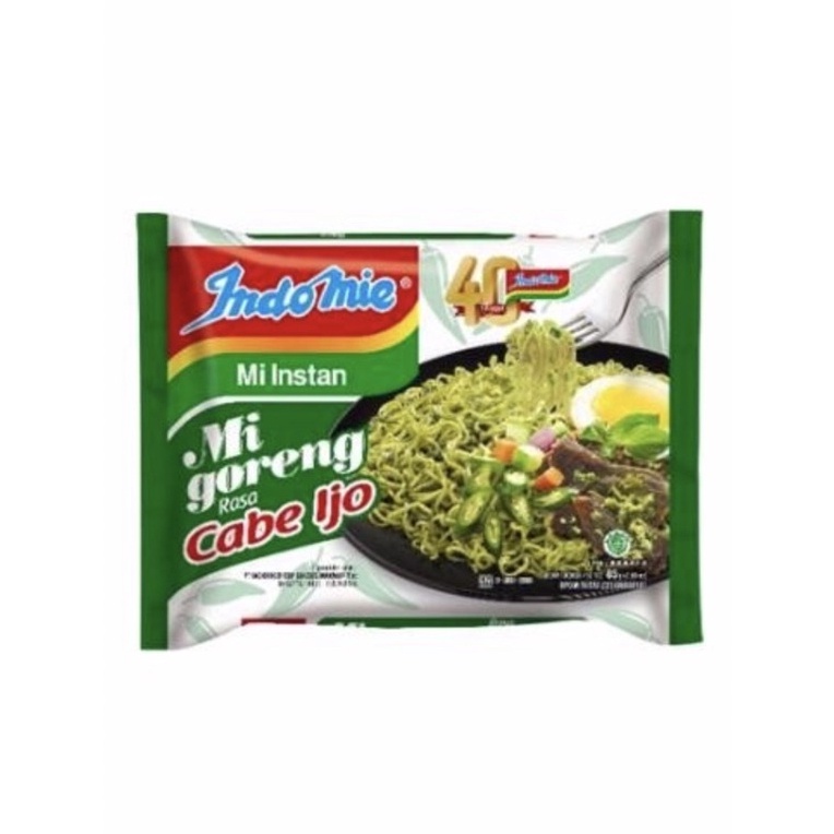 

Selalu Baru Indomie Goreng Cabe Ijo paket 1pcs