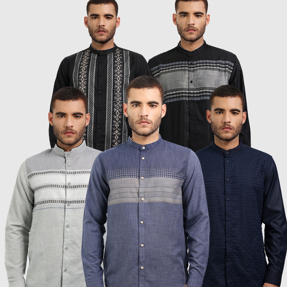 PALING AMPUH MOC Baju Koko Lengan Panjang Pria Collection 1