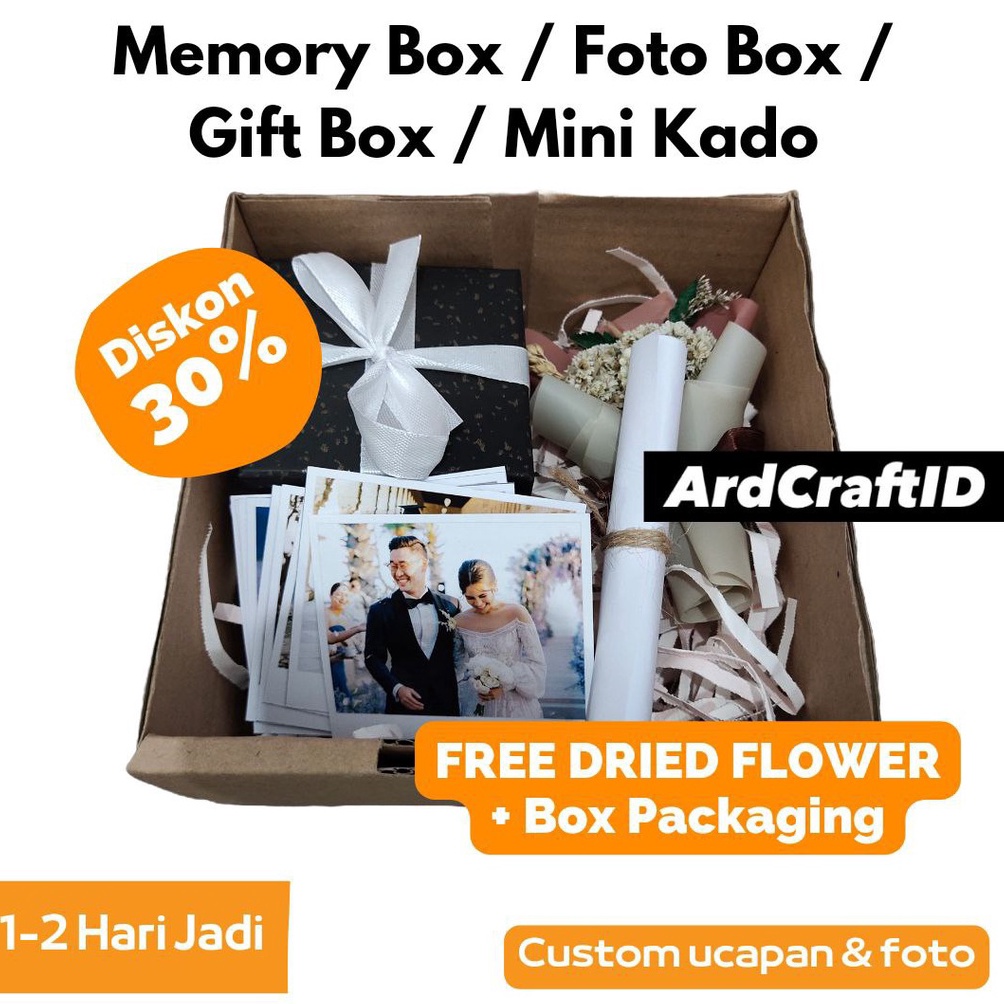 Memory Box  Foto Box  Gift Box  Mini Kado KODE F9Z3