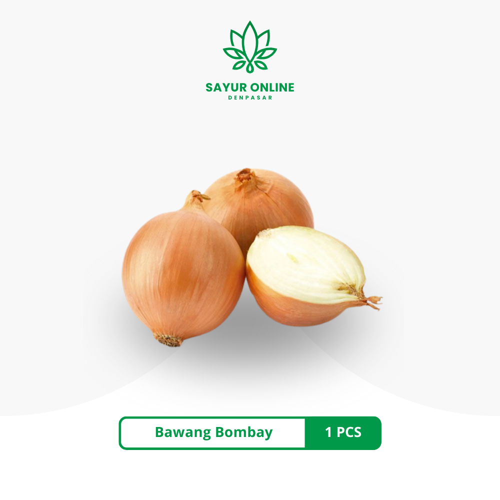 

Bawang Bombay 150-200gr 1 Pcs- Sayur Online Denpasar