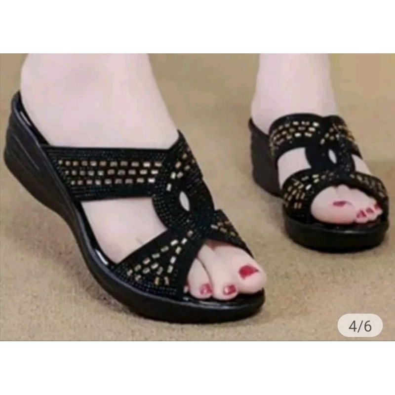 sandal wanita pesta kondangan hak 5cm