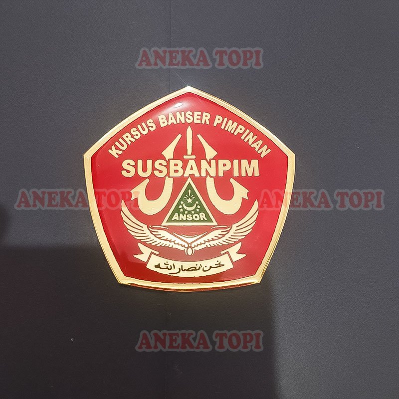 Pin SUSBANPIM Warna Pin Bros Banser Susbanpim Magnet - Aneka Topi
