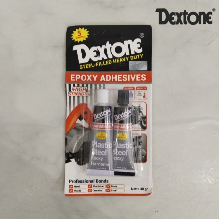 

DEXTONE Lem Besi Campur 48 GR Epoxy Adhesives 5 MENIT Lem Dextone