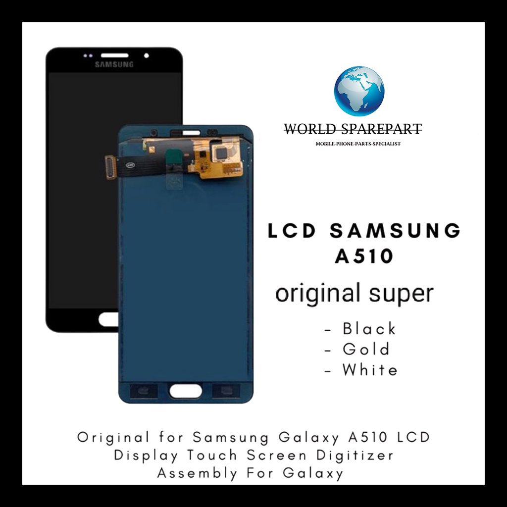 LCD Samsung A5 2016 LCD Samsung A510F Original 100% Fullset Touchscreen Garansi 1 Bulan Gratis Doubl