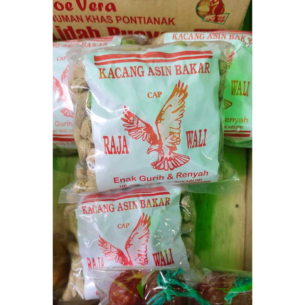 

Kacang asin bakar cap rajawali 170 gram - grill ground peanuts