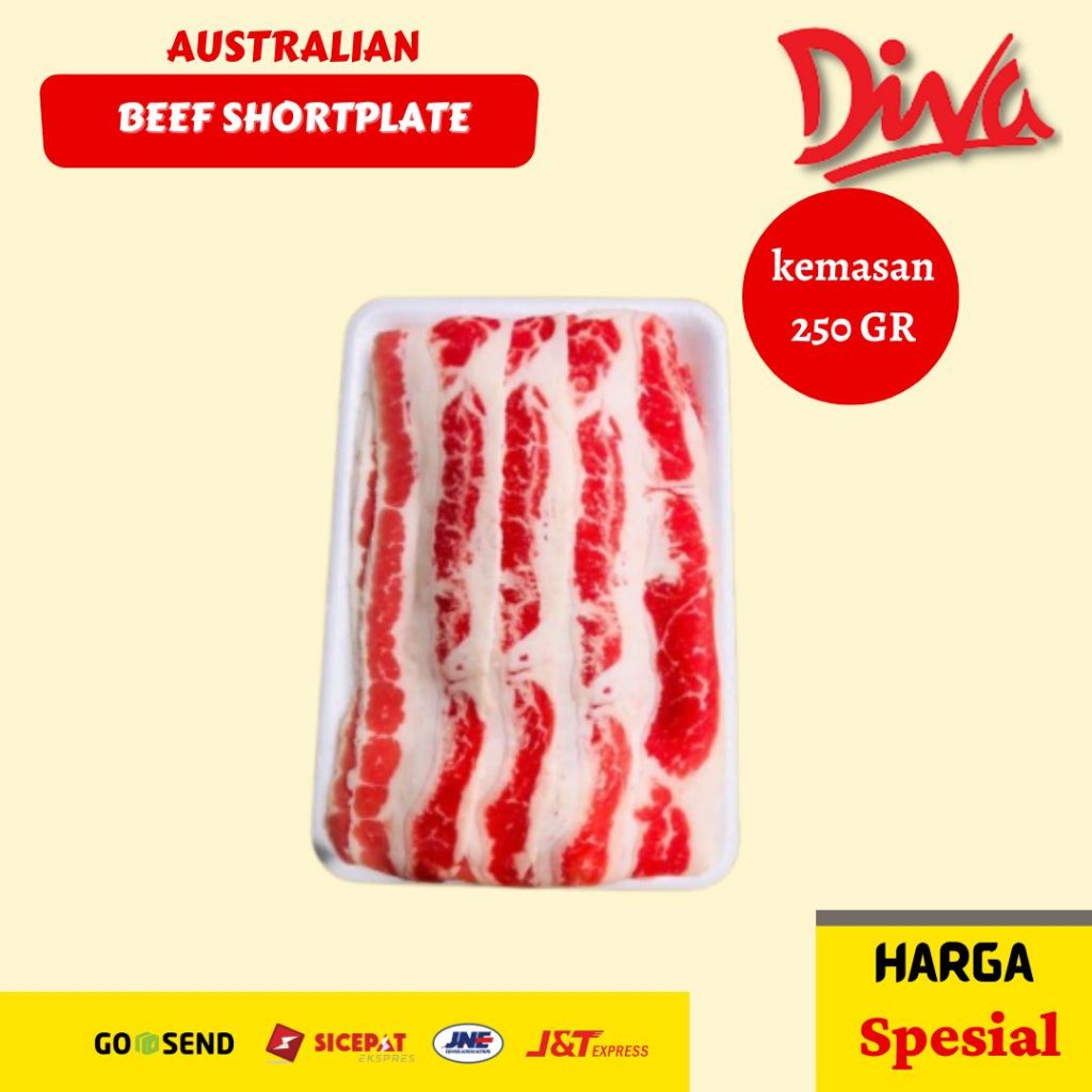 

[250GR] Australian Beef Shortplate - Daging Premium