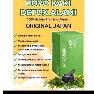itsuki koyo detox kaki asli japan 1packisi 40pc