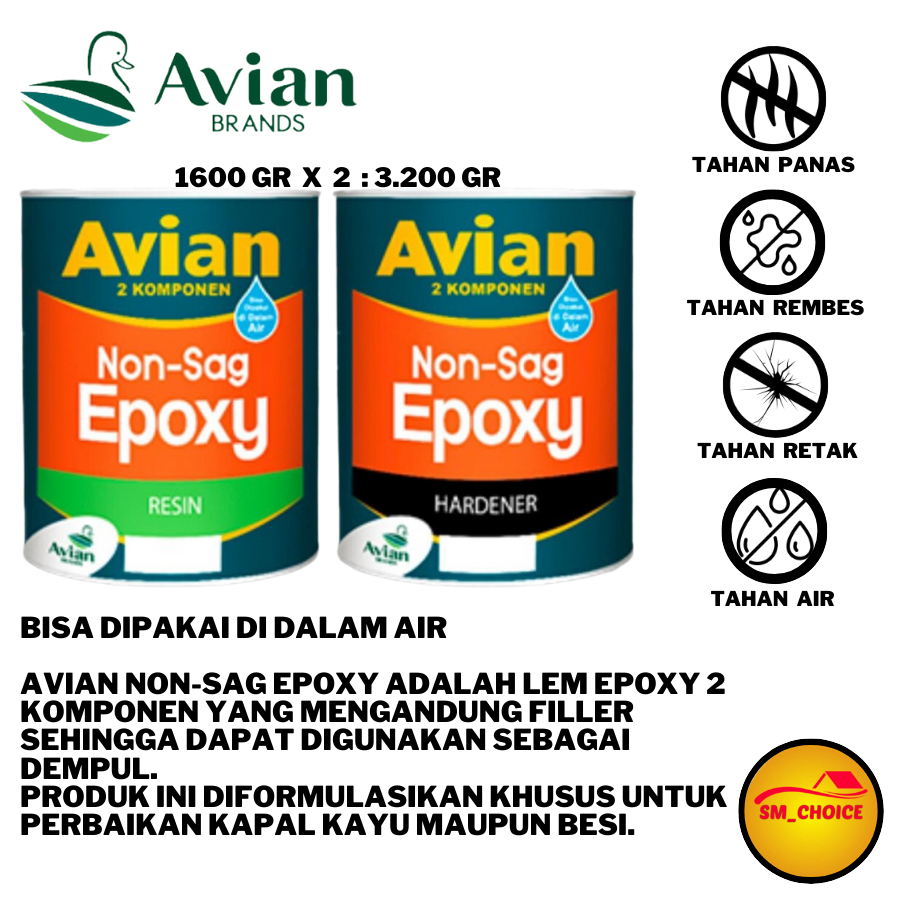 

LEM EPOXY AVIAN NON SAG - LEM EPOXY AVIAN NON SAG LEM EPOXY 3.2kg