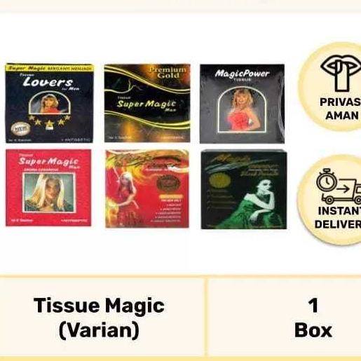 Tisu Magic All Varian / Sutra Tisu Plus / Magic Power / Lovers /