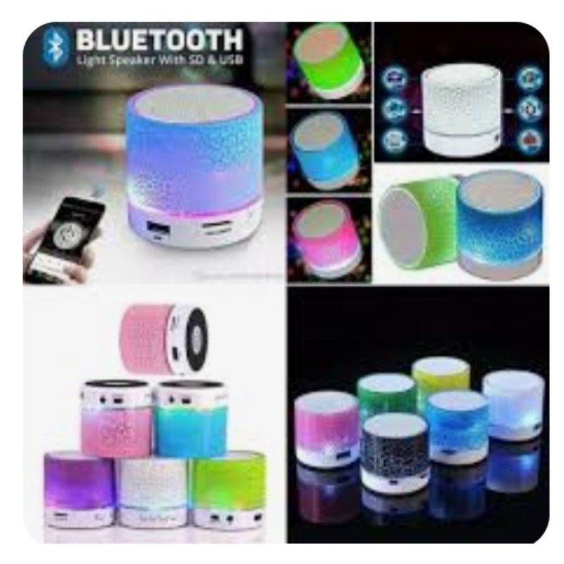 [COD] MP3 SPEAKER PORTABLE BLUETOOTH LED S10 MODEL RETAK LAMPU LED / MP3 MINI MUSIC PLAYER/ HEADSET 