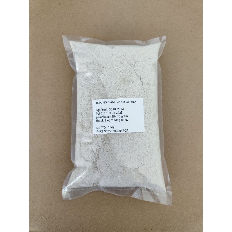 

Tepung Biang Ayam Geprek 1 kg
