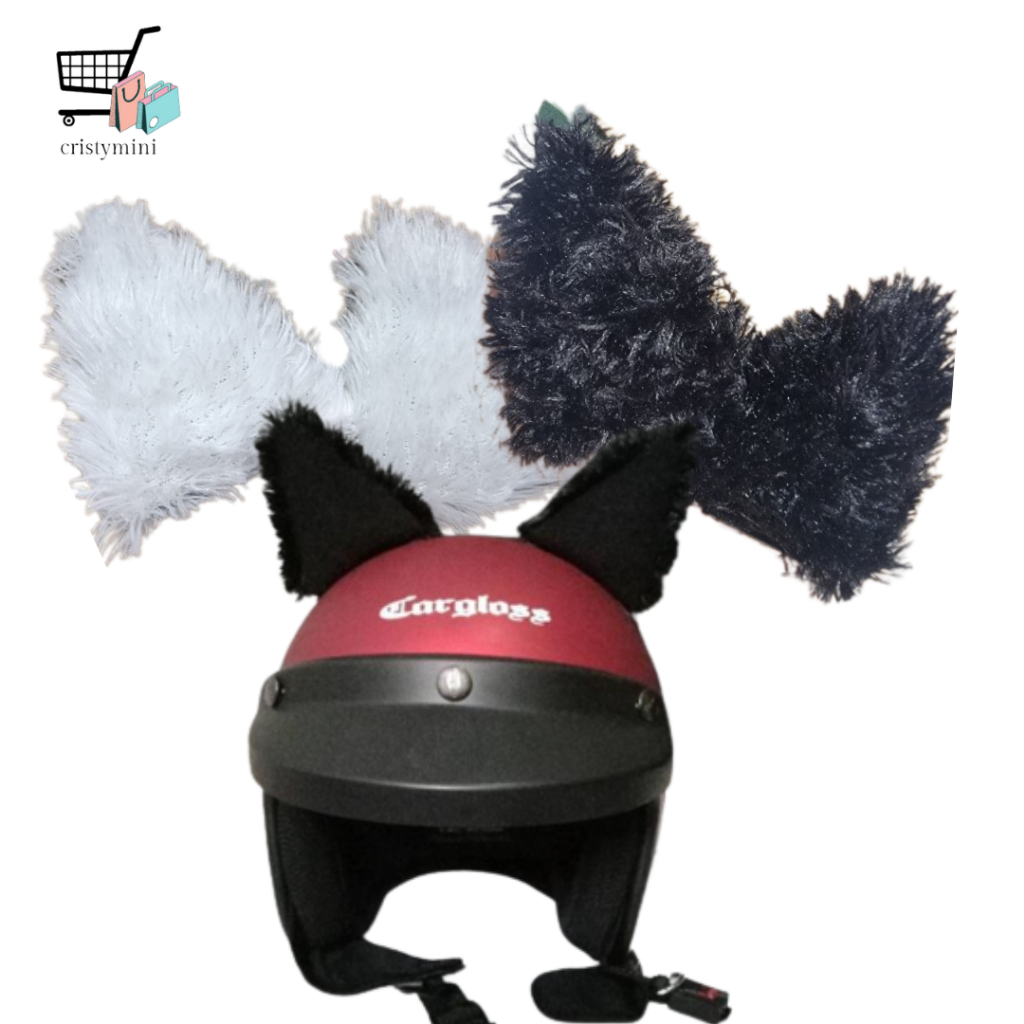 ✅PROMO kuping helm Sepasang Telinga Kucing Helm Kuping Kucing Helm kuping kucing untuk helm Kuping k