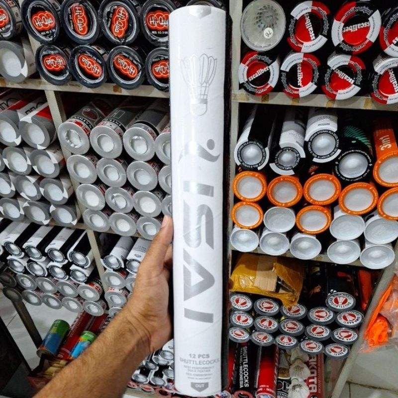 SHUTTLECOCK BADMINTON ISAI HITAM BOLA BADMINTON ISAI HITAM