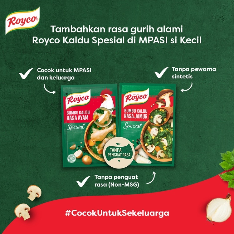 

Royco Bumbu Kaldu Jamur Spesial 38 g