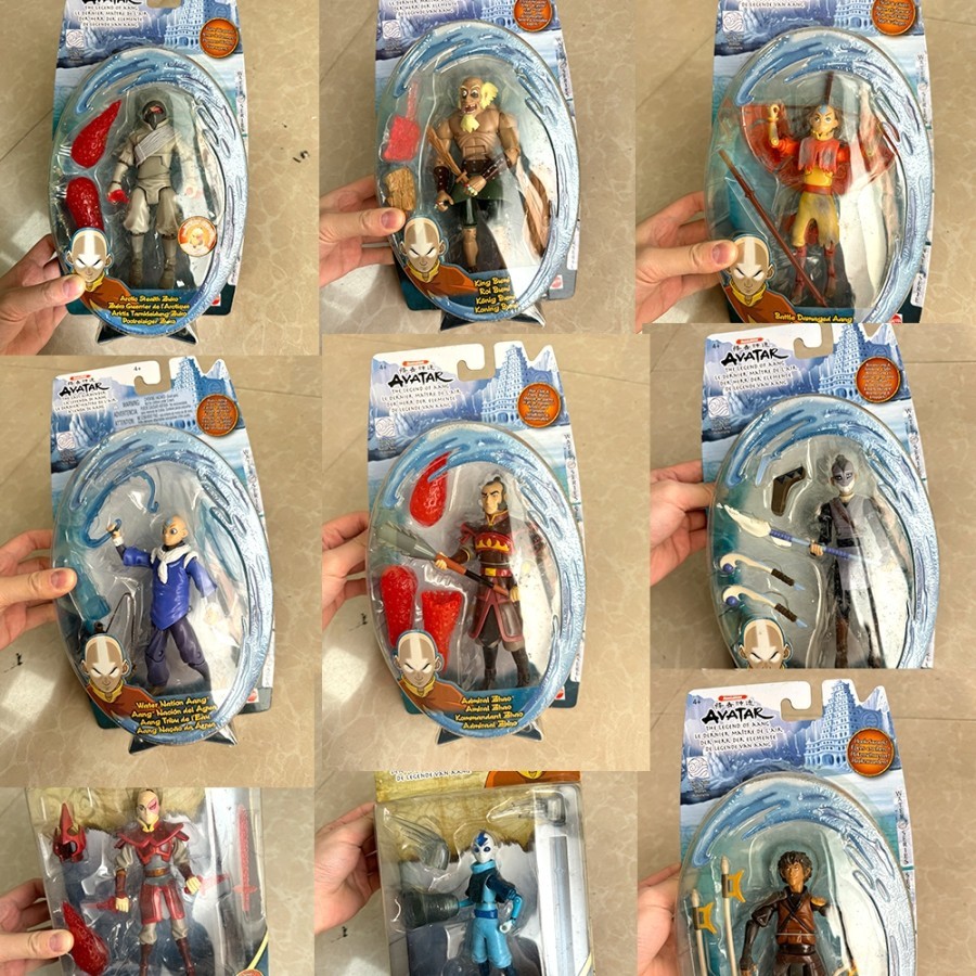 Avatar Original Toys he Action Figure Mattel Avatar Aang Zuko Roku Avatar The Legend Of Aang Water S
