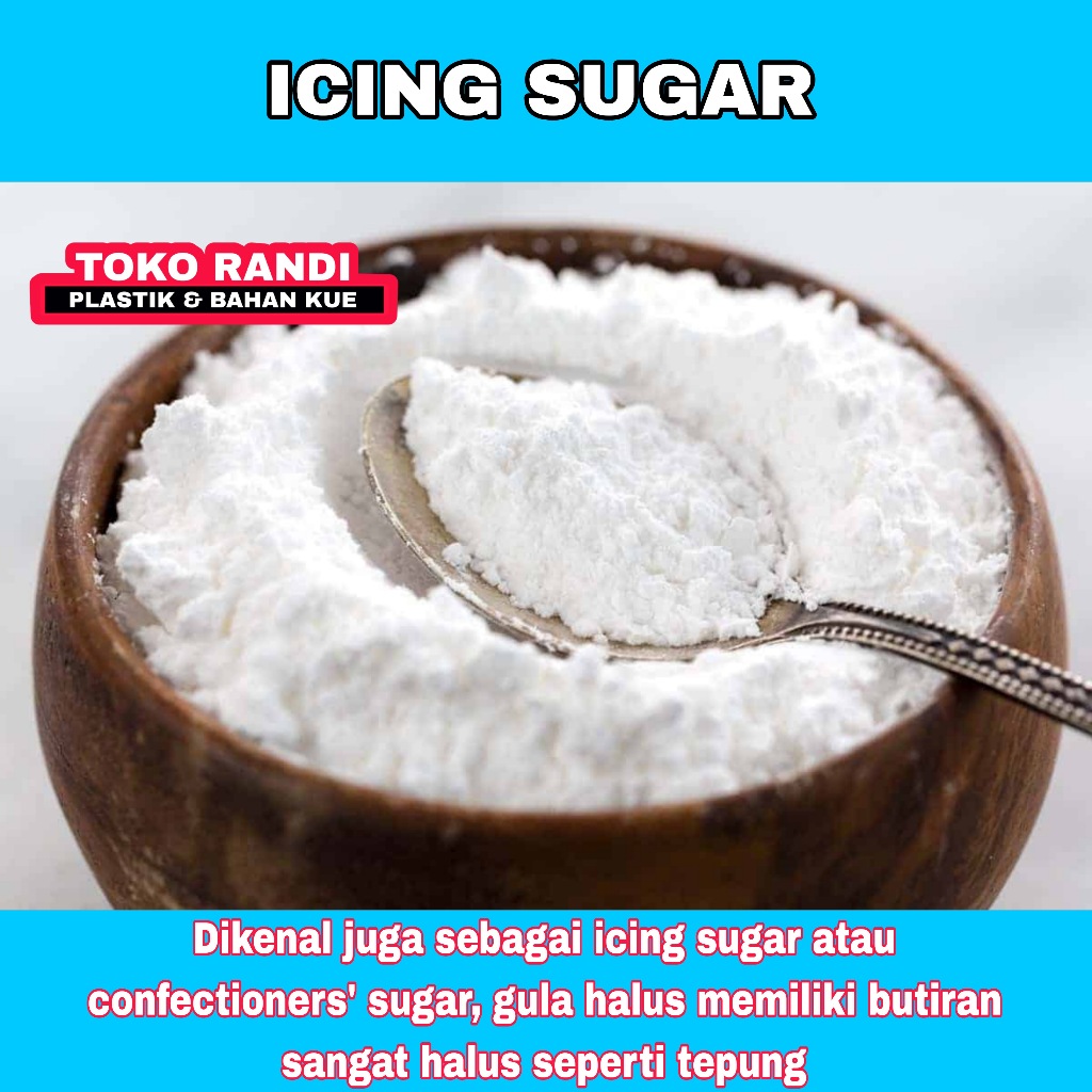 

Icing Sugar / Tepung gula atau gula halus 250gr