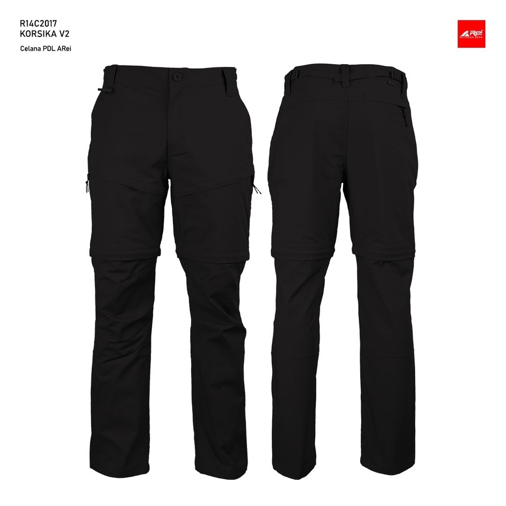 Celana Panjang Gunung Pria PDL Korsika V2 Arei Outdoorgear - CELANA PANJANG LAPANGAN REI PRIA KORSIK