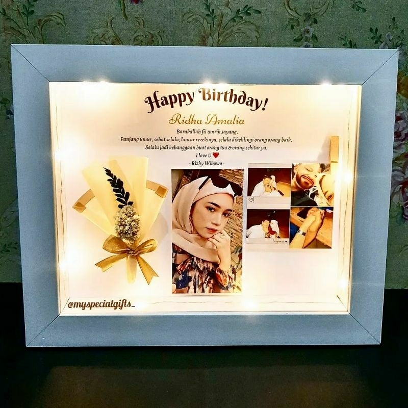 

ANTI PECAH! Pop Up Edel wis Frame 3D LED / Kado Anniv / Kado Wisuda / Kado Wedding / Ultah / Spesial / Unik / Hampers Ramadhan / Hampers Ramadan / Hampers Lebaran / Hari Ibu / Mother's Day / Kado Valentine / Flowers in Frame / Hampers Kado / Pacar
