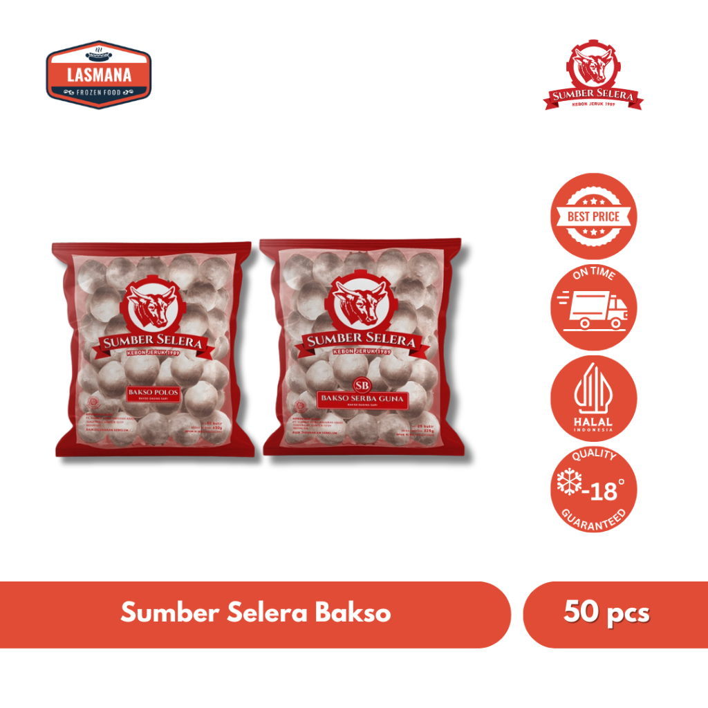 

Sumber Selera Bakso Polos / Serba Guna Isi 50