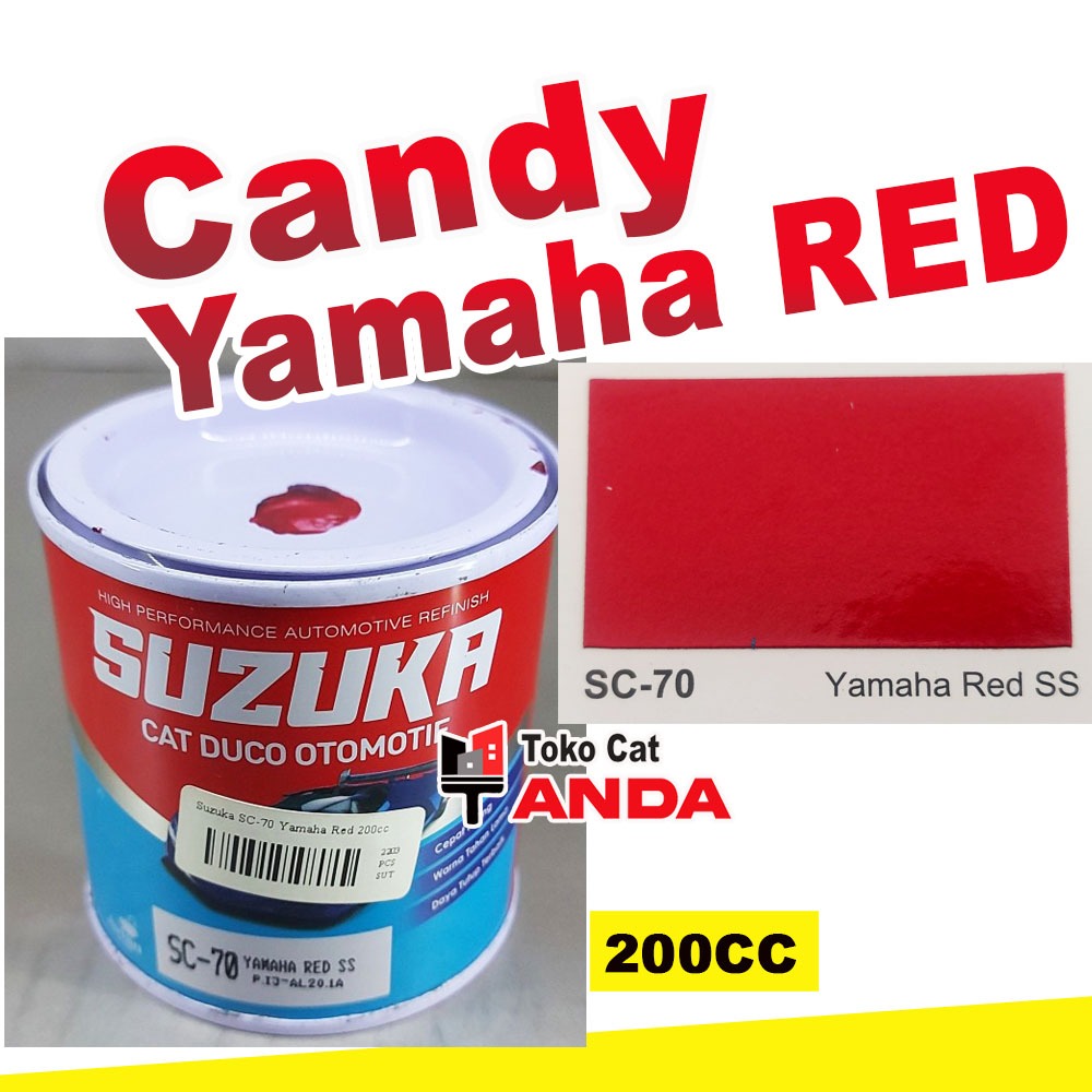 Cat Suzuka SC70 Candytone Yamaha Red  - Suzuka Merah Candy
