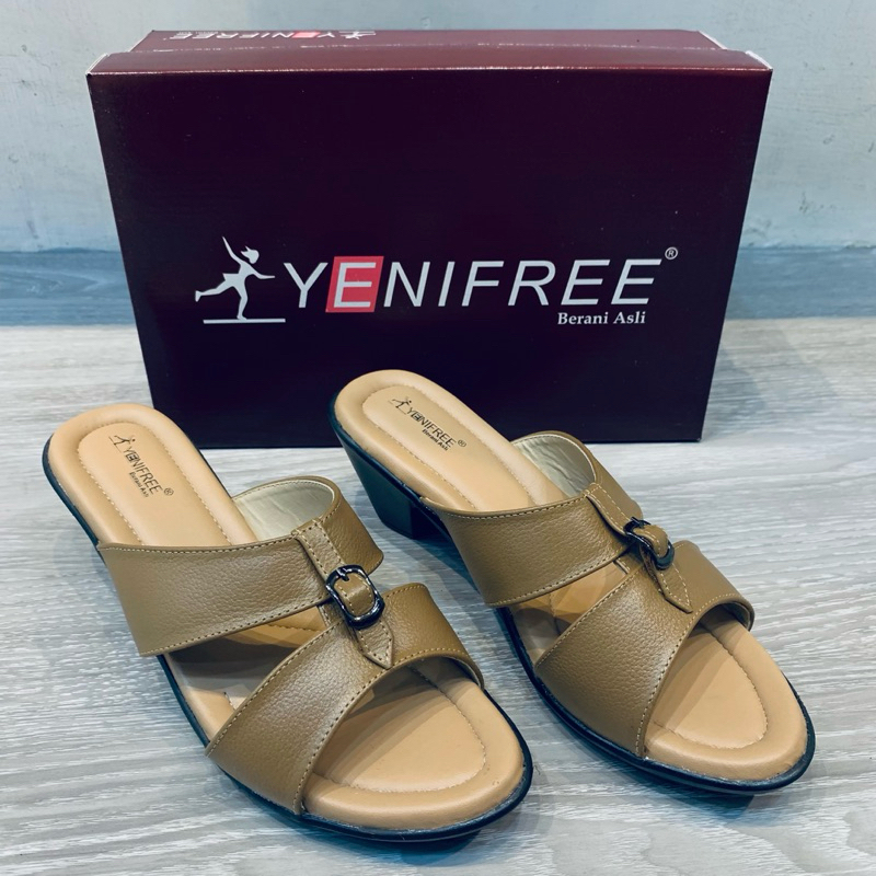 Yenifree - Sandal Wanita Wedges Kulit Asli | AIME 007 - Africot