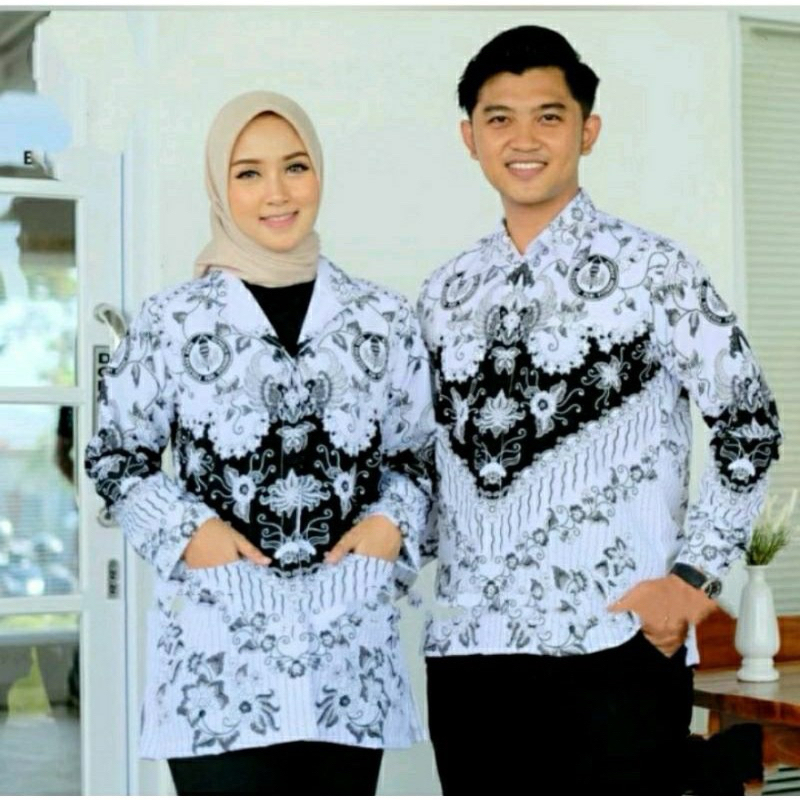BAJU PGRI WAnita -pria baju lapisan Furing halus baju pgri