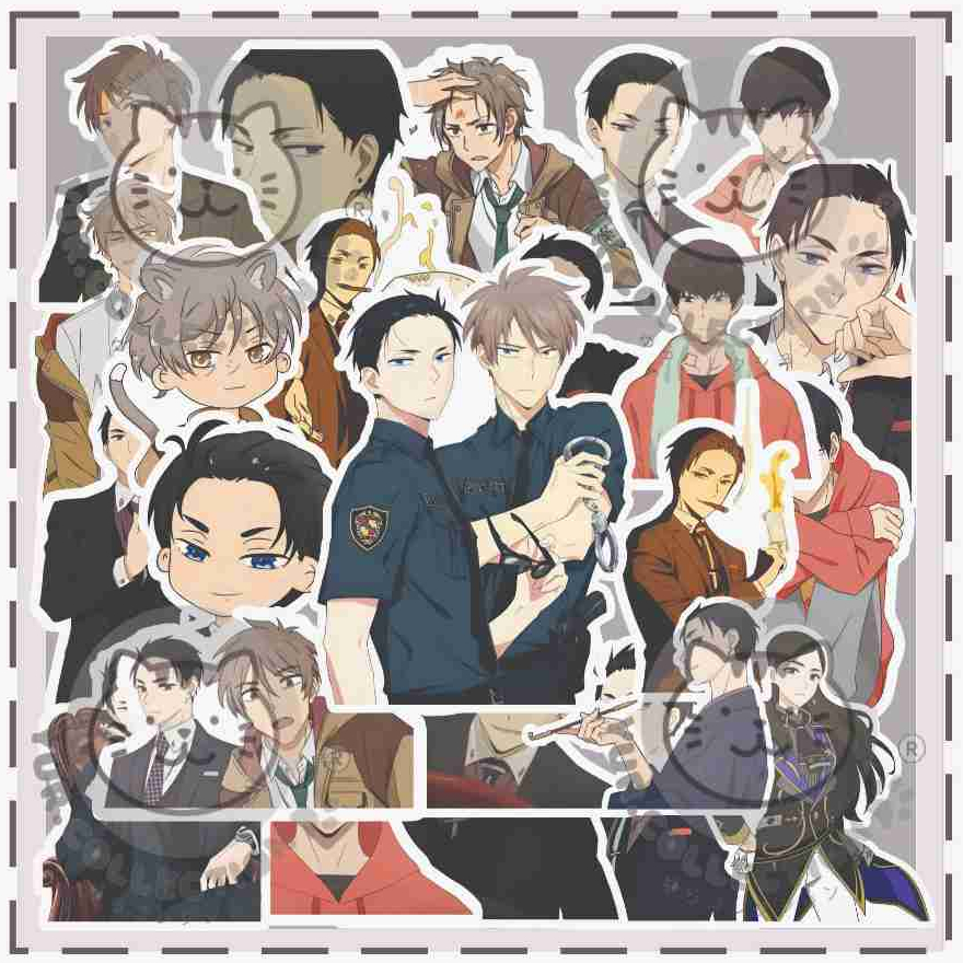 

(30 PCS) Sticker Anime/ Sticker Daisuke Kambe/ Fugou Keiji Balance Sticker Pack