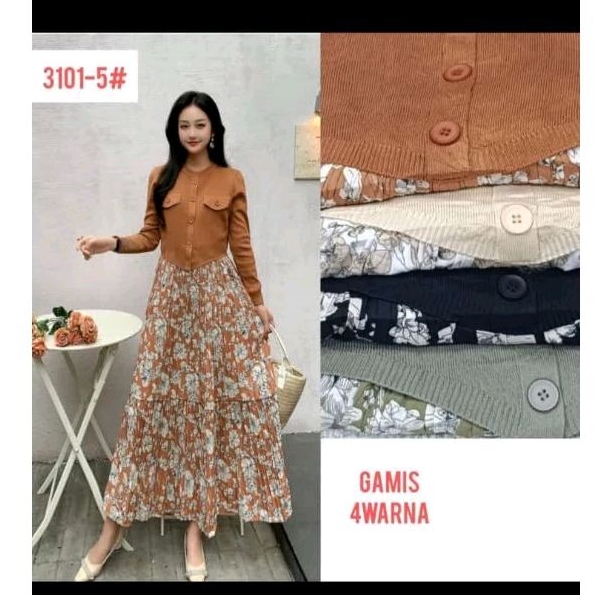 gamis rajut import zara woman