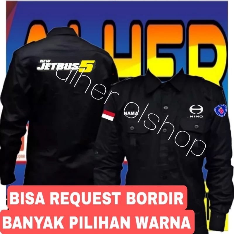 kemeja jetbus SHD 5 baju jetbus SHD 5 seragam jetbus SHD 5 kemeja kerja jetbus SHD 5 baju kerja jetb