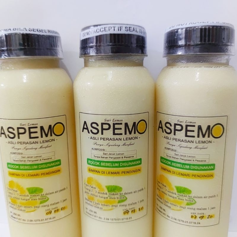 

[COD] Aspemo asli perasaan lemon 2botol