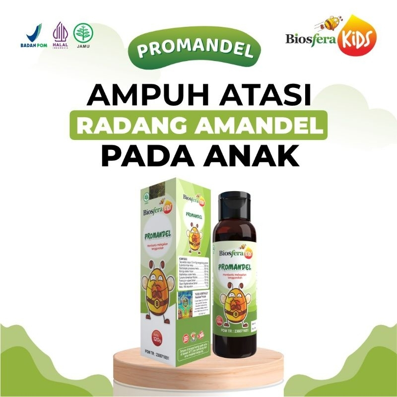 Madu PROMANDEL Biosfera Kids Ampuh Atasi Amandel Anak 120 gr