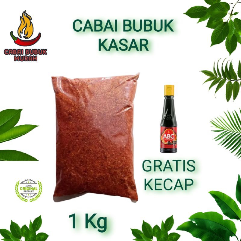 

CABAI BUBUK MURAH GILING KASAR GRATIS KECAP