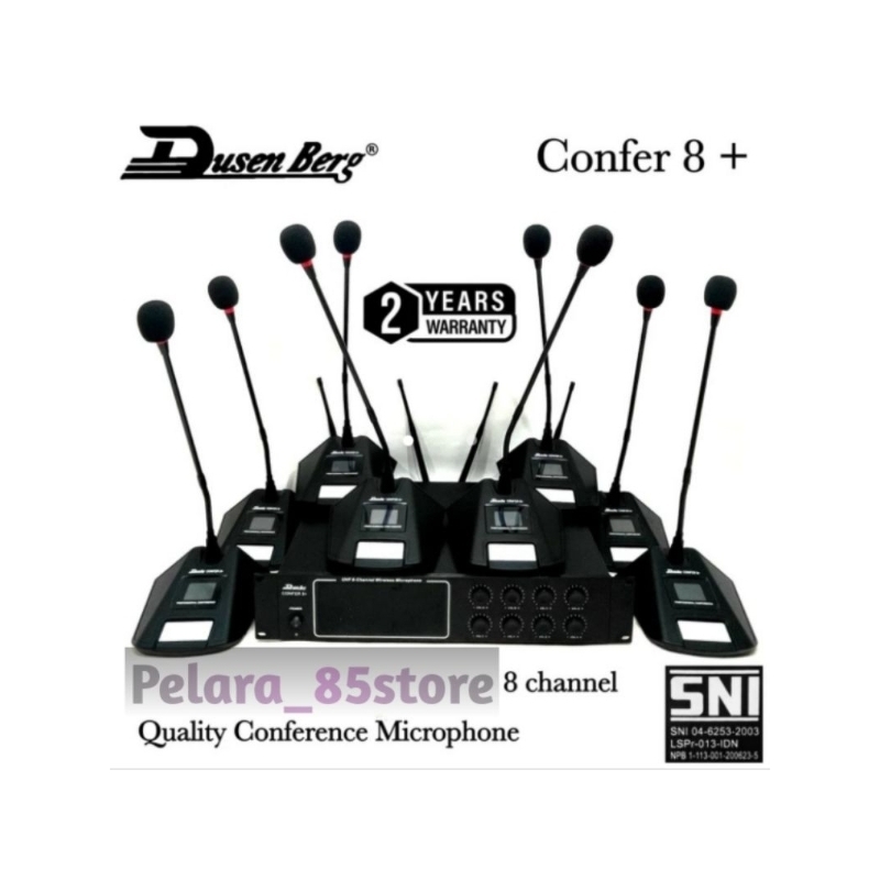 Mic meja/podium DUSENBERG CONFER 8+ Mic meja/podium wireless isi 8 pcs mic original