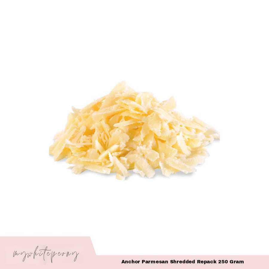 

Anchor Shredded Parmesan Cheese / Keju Parmesan Parut Repack 250 gram
