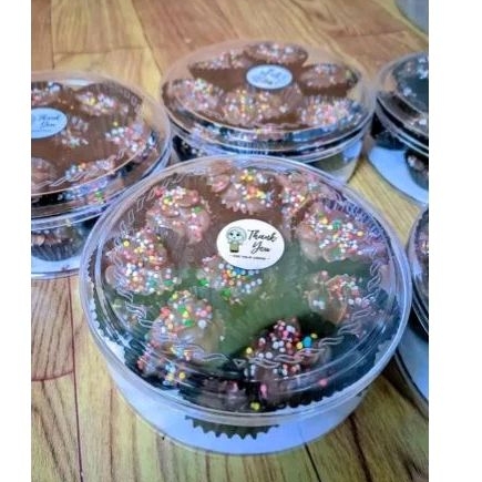 

kue kacang coklat