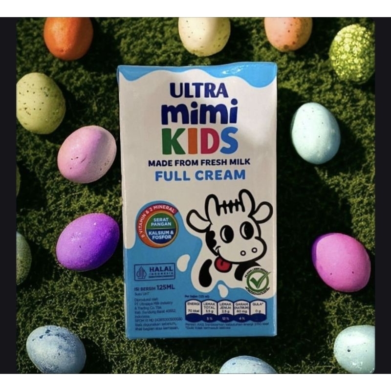 

ULTRA MIMI KIDS | Susu UHT Ultra Mimi Kids 125ml Rasa vanila, coklat, strawbery