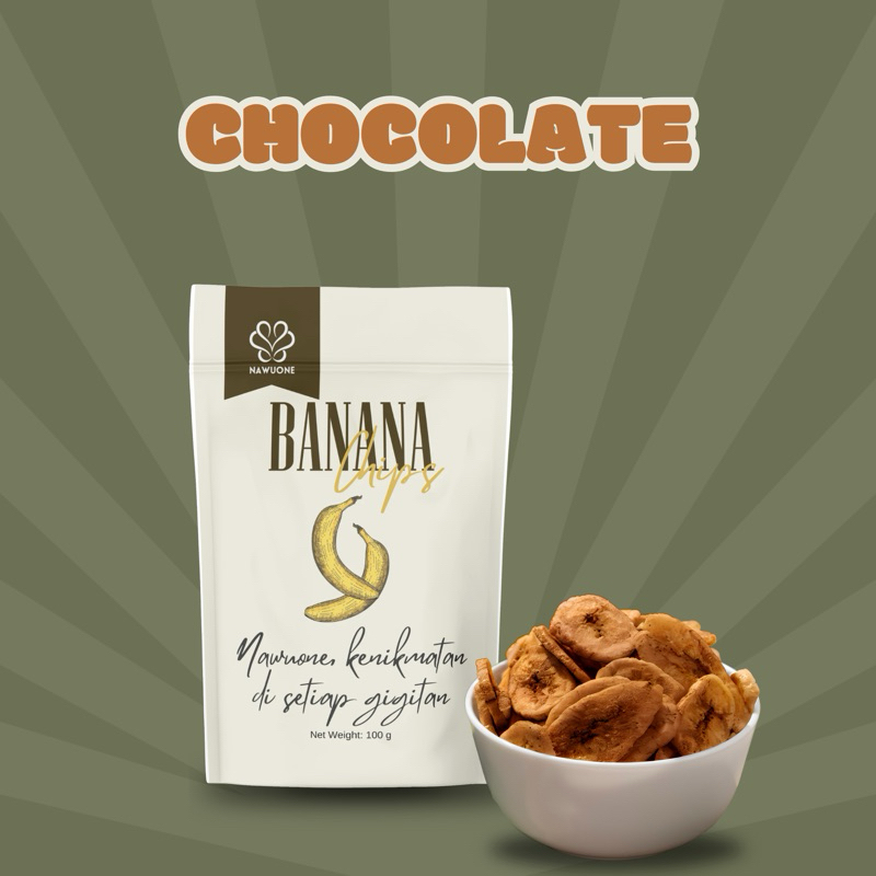 

Chocolate Banana Chips/Keripik Pisang/Pisang Keripik