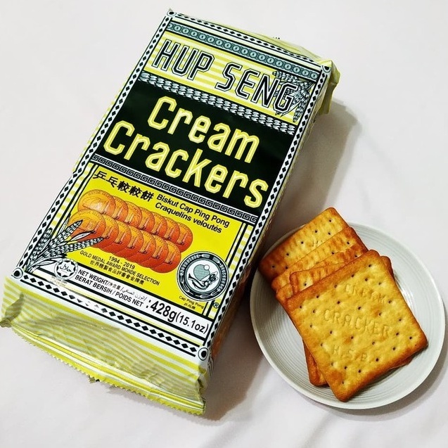 

[HALAL] Hup Seng Cream Crackers 428gr / Hupseng Biskuit Hapseng Malaysia Rasa Asin
